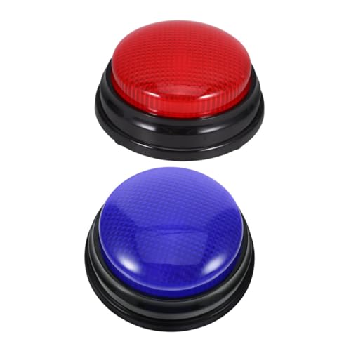 CIYODO 2 Stück Spieltasten mit Licht und Sound für Spieleabende Partys und Klassenzimmeraktivitäten Interaktive Antworttasten für Wettbewerbe und Familienspiele CIYODO 2 Stück Spieltasten mit Licht und Sound für Spieleabende Partys und Klassenzimmeraktivitäten Interaktive Antworttasten für Wettbewerbe und Familienspiele von CIYODO