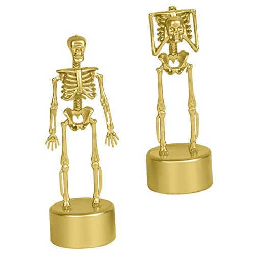 CIYODO 2Stücke Halloween Skelett Figuren Gruselige Tischdekoration für Halloween Partys Sammlerstücke für Innen und Außendekoration Halloween Ornamente CIYODO 2Stücke Halloween Skelett Figuren Gruselige Tischdekoration für Halloween Partys Sammlerstücke für Innen und Außendekoration Halloween Ornamente von CIYODO