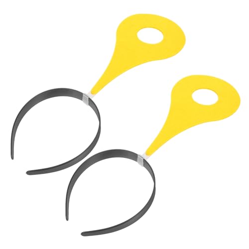 CIYODO 2 Stück Stirnband mit Lustigem Symbol Design Leichtes Tragbares Haarband für Kostüm Party Karneval Cosplay und Auffällige Foto Requisiten von CIYODO