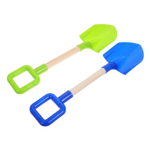 CIYODO 2 Stück Strandschaufeln Für Kinder, Kunststoff, Langer Griff Für Einfachen Halt, Kinder-strandspaten Für Reisen, Sommer, Outdoor, Garten, Sandschaufel, Blau, Grün CIYODO 2 Stück Strandschaufeln Für Kinder, Kunststoff, Langer Griff Für Einfachen Halt, Kinder-strandspaten Für Reisen, Sommer, Outdoor, Garten, Sandschaufel, Blau, Grün von CIYODO
