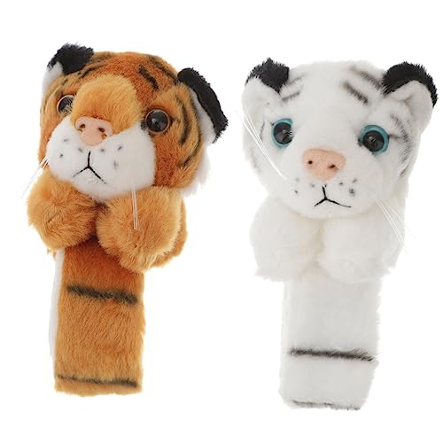 CIYODO 2 Stück Teiliges Armband Tiger Weiches Plüschmaterial für Dschungel Mottopartys Geburtstagsfeiern Schulveranstaltungen und Kostümzubehör von CIYODO
