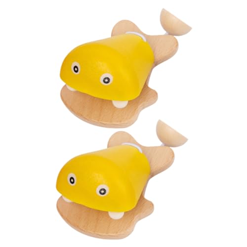CIYODO 2 Stück Teiliges Holz Kastagnetten für Musikinstrument Fischform Pädagogisches Musikspielzeug für Jungen für Vorschule und Eltern Junge Mädchen Aktivitäten CIYODO 2 Stück Teiliges Holz Kastagnetten für Musikinstrument Fischform Pädagogisches Musikspielzeug für Jungen für Vorschule und Eltern Junge Mädchen Aktivitäten von CIYODO