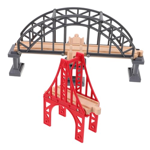 CIYODO 2 Stück Teiliges Holzspielzeug Eisenbahnbrücke für Kreative Zugszenen Robuste Konstruktion Vielseitige Anordnungen Fördert Motorische Fähigkeiten und Kreativität CIYODO 2 Stück Teiliges Holzspielzeug Eisenbahnbrücke für Kreative Zugszenen Robuste Konstruktion Vielseitige Anordnungen Fördert Motorische Fähigkeiten und Kreativität von CIYODO