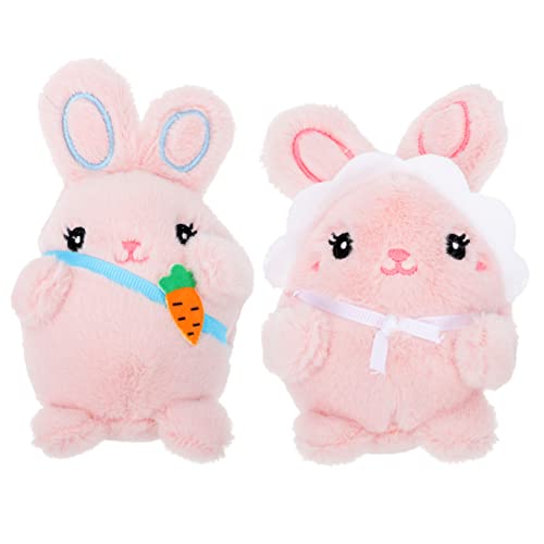 CIYODO 2 Stück Teiliges Kaninchen Schlüsselanhänger Süße Hasenfiguren für Ostern DIY Dekoration Zubehör für Taschen Kawaii Hase für Kreative Projekte CIYODO 2 Stück Teiliges Kaninchen Schlüsselanhänger Süße Hasenfiguren für Ostern DIY Dekoration Zubehör für Taschen Kawaii Hase für Kreative Projekte von CIYODO