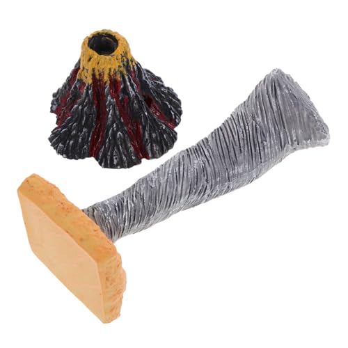 CIYODO 2 Stück Teiliges Naturkatastrophen Modellset Lava und Tornado Realistische Simulation Sandtisch Dekor Robustes Resin Lernspielzeug für Wissenschaftsexperimente von CIYODO