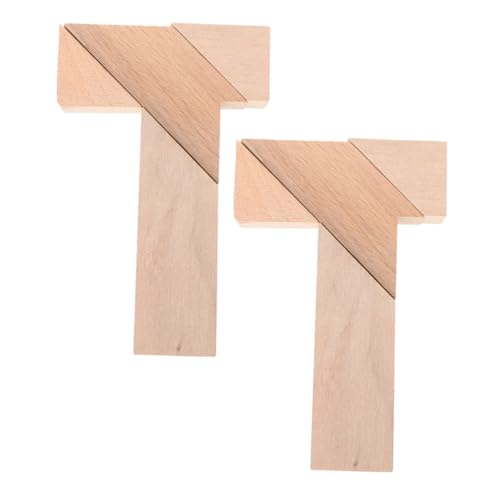 CIYODO 2 Stück Teiliges T Förmiges Holzpuzzle Pädagogisches DIY Lernspielzeug Fördert Kognitive Entwicklung Logisches und Feinmotorik Interaktives Familienspiel CIYODO 2 Stück Teiliges T Förmiges Holzpuzzle Pädagogisches DIY Lernspielzeug Fördert Kognitive Entwicklung Logisches und Feinmotorik Interaktives Familienspiel von CIYODO