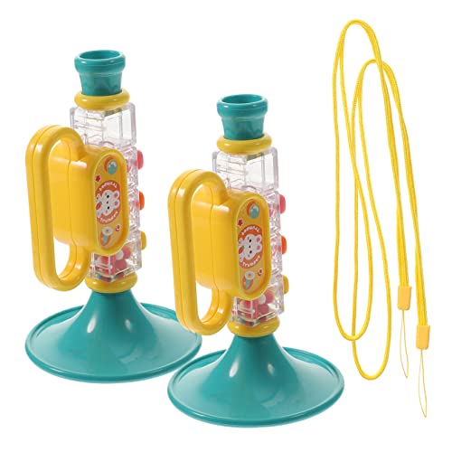 CIYODO 2 Stück Trompete kinderspielzeug Hornbläser Spielzeuge Instrumentenspielzeug für Kleinkinder Party -Trompetenspielzeug Trompete Plastik Himmelblau CIYODO 2 Stück Trompete kinderspielzeug Hornbläser Spielzeuge Instrumentenspielzeug für Kleinkinder Party -Trompetenspielzeug Trompete Plastik Himmelblau von CIYODO