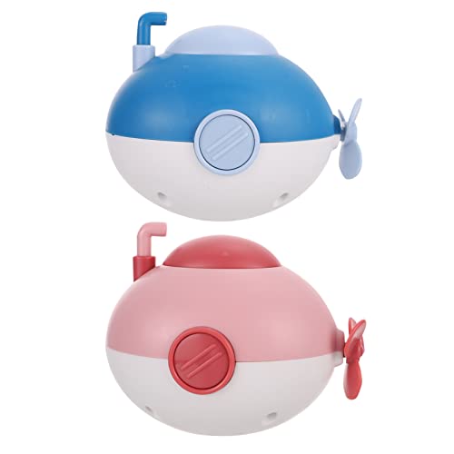 CIYODO 2 Stück Uhrwerk Tierspielzeug Badewanne Für Für Kleinkinder Für Babys Babybadewanne Badespielzeug Badezeit Boot Badewanne Kleinkindspielzeug Kleinkindwannenspielzeug Bade U Boot von CIYODO