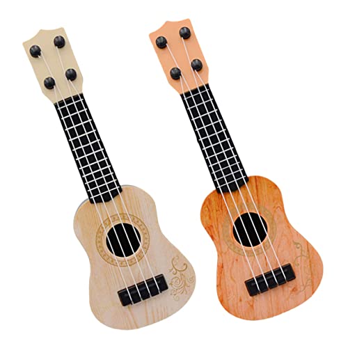CIYODO 2 Stück Ukulele Gitarrenkinder Ukulele - Für Anfänger-Ukulele Für Kleinkind Musikinstrument Gitarrenspielzeug Plastik CIYODO 2 Stück Ukulele Gitarrenkinder Ukulele - Für Anfänger-Ukulele Für Kleinkind Musikinstrument Gitarrenspielzeug Plastik von CIYODO