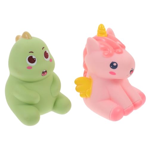 CIYODO 2 Stück Wasserspielzeug fürs Bad Duschspielzeug für Babybadspielzeug Badespielzeug Kleinkindspielzeug Schwimmendes für die Babybadewanne Gummi von CIYODO
