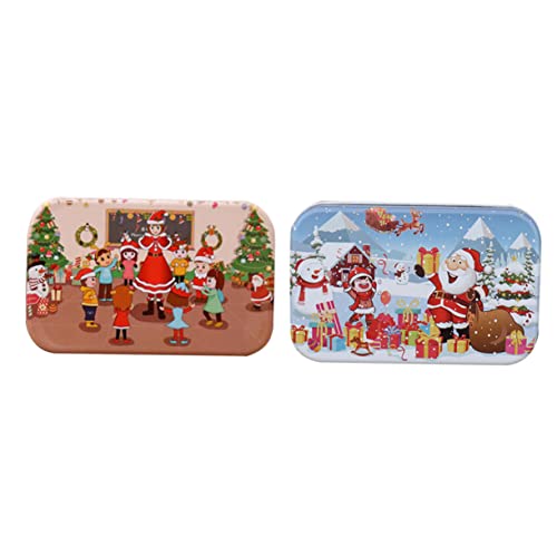CIYODO 2 Stück Weihnachtliches Teiliges Holzpuzzle für Kreatives DIY Jigsaw Toy aus Sicherem Umweltfreundlichem Holz Altersgerechtes Lernspielzeug mit Glatten Kanten für Kleine CIYODO 2 Stück Weihnachtliches Teiliges Holzpuzzle für Kreatives DIY Jigsaw Toy aus Sicherem Umweltfreundlichem Holz Altersgerechtes Lernspielzeug mit Glatten Kanten für Kleine von CIYODO