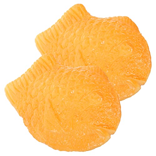 CIYODO 2 Stück Yakini -Modell kinderspielzeug realistisches Japanisches Essen künstliches Japanisches Essen gefälschte Lebensmittel realistisch Nachtisch Essen Harz Orange von CIYODO
