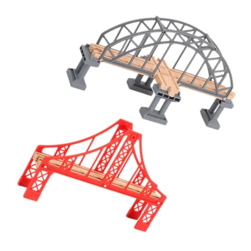 CIYODO 2 Stück Zugschienenzubehör Die Zugschienen Zugspielzeug Modelleisenbahn Eisenbahnbrücke DIY Spielzeugeisenbahn Lehrschienenspielzeug Zugschienenzubehör Lernspielzeug Aus CIYODO 2 Stück Zugschienenzubehör Die Zugschienen Zugspielzeug Modelleisenbahn Eisenbahnbrücke DIY Spielzeugeisenbahn Lehrschienenspielzeug Zugschienenzubehör Lernspielzeug Aus von CIYODO