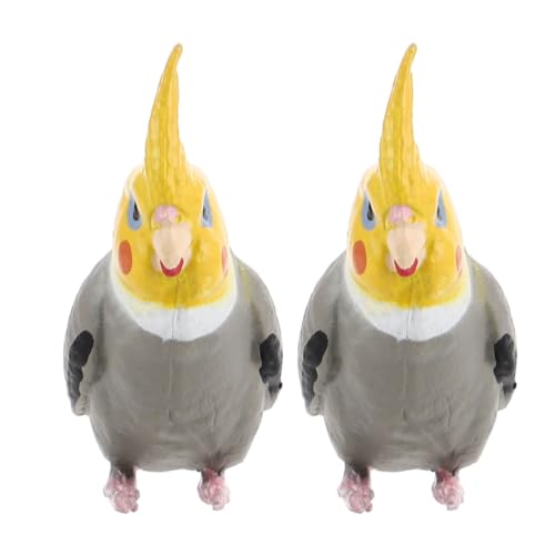 CIYODO 2 Stück simuliertes Papageienmodell: realistische Papageienfigur, Spielzeug, Tierfigur, Spielset für Kinder, Lernspielzeug, Feen-Terrarium, Basteln, Gartenzubehör CIYODO 2 Stück simuliertes Papageienmodell: realistische Papageienfigur, Spielzeug, Tierfigur, Spielset für Kinder, Lernspielzeug, Feen-Terrarium, Basteln, Gartenzubehör von CIYODO