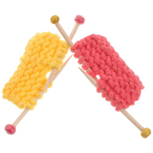 CIYODO 2 Stücke Miniaturstricken Pullover Modell Kreative Desktop Ornament Foto Prop CIYODO 2 Stücke Miniaturstricken Pullover Modell Kreative Desktop Ornament Foto Prop von CIYODO