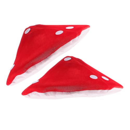 CIYODO 2 Stücke Mushroom Hut Lustiger Cosplay Hut für Halloween Party Niedlicher Pilzhut für Verkleidungen und Themen Events CIYODO 2 Stücke Mushroom Hut Lustiger Cosplay Hut für Halloween Party Niedlicher Pilzhut für Verkleidungen und Themen Events von CIYODO