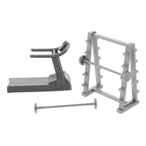 CIYODO 2-teiliges Puppenhaus-Miniatur-fitnessset Im Maßstab 1:20, Laufband, Langhantelständer, Trainingsgerät, DIY-szenenmodell Für Die Inneneinrichtung, Mini-sportzubehör Für Das CIYODO 2-teiliges Puppenhaus-Miniatur-fitnessset Im Maßstab 1:20, Laufband, Langhantelständer, Trainingsgerät, DIY-szenenmodell Für Die Inneneinrichtung, Mini-sportzubehör Für Das von CIYODO