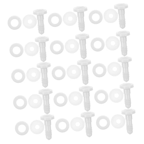 CIYODO 20 Sätze Doll Joints DIY Puppen Gelenke Bastelzubehör für Teddybären und Puppen Kunststoffgelenke für Bewegliche und Kopfverbindungen Installieren und Sicher der Anwendung CIYODO 20 Sätze Doll Joints DIY Puppen Gelenke Bastelzubehör für Teddybären und Puppen Kunststoffgelenke für Bewegliche und Kopfverbindungen Installieren und Sicher der Anwendung von CIYODO