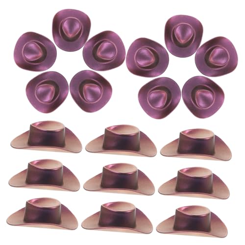 CIYODO 20 Stück Cowboyhüte Dekorative Puppenhüte für DIY Projekte Vielseitige Mini Hüte für Partys und Bastelarbeiten Tischdekoration oder CIYODO 20 Stück Cowboyhüte Dekorative Puppenhüte für DIY Projekte Vielseitige Mini Hüte für Partys und Bastelarbeiten Tischdekoration oder von CIYODO