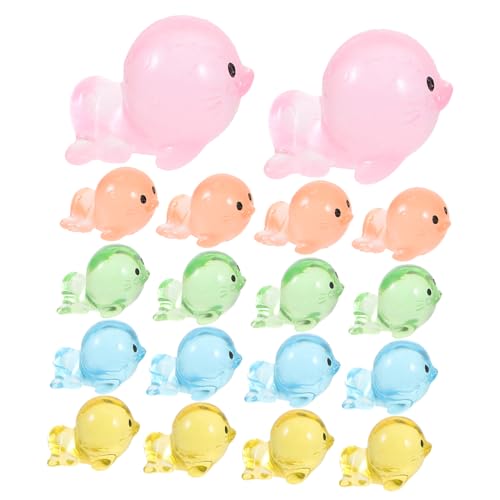CIYODO 20 Stück Dekorationszubehör für Aquarien tauchfähig Riese Mini-Fisch-Ornamente Schildkröte Dekorationen für Aquarien Figur aus Harz Miniaturfiguren Kunstharz winzige Tiere Colorful CIYODO 20 Stück Dekorationszubehör für Aquarien tauchfähig Riese Mini-Fisch-Ornamente Schildkröte Dekorationen für Aquarien Figur aus Harz Miniaturfiguren Kunstharz winzige Tiere Colorful von CIYODO