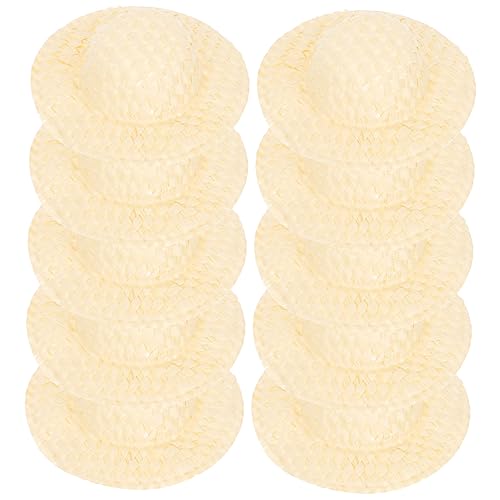 CIYODO 20 Stück Gewebte Papierhüte DIY Puppenzubehör für Bastelprojekte Puppendekoration Fotorequisiten und Kreative Aktivitäten CIYODO 20 Stück Gewebte Papierhüte DIY Puppenzubehör für Bastelprojekte Puppendekoration Fotorequisiten und Kreative Aktivitäten von CIYODO