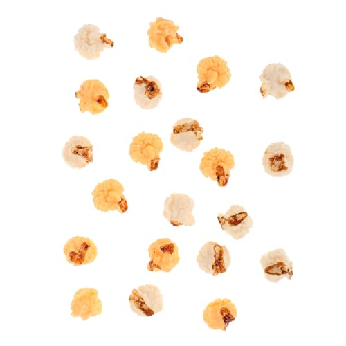 CIYODO 20 Stück Künstliches Popcorn Modell Realistische Nachbildung von Amerikanischem Popcorn für Partydekoration und Fotografie Vielseitig Einsetzbar und Leicht zu Reinigen von CIYODO
