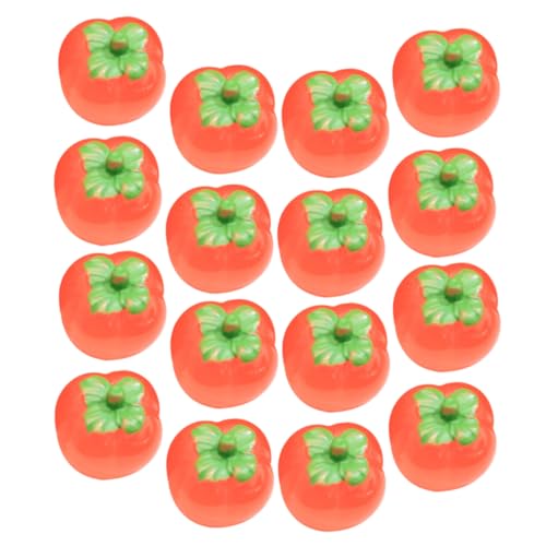 CIYODO 20 Stück Leuchtender Persimonenschmuck Persimmons Fruit Fake Modell künstliche Früchte Künstliche Obstdekoration Obstdekorationen Miniatur-Fake-Obst falsches Obstdekor Harz Orange CIYODO 20 Stück Leuchtender Persimonenschmuck Persimmons Fruit Fake Modell künstliche Früchte Künstliche Obstdekoration Obstdekorationen Miniatur-Fake-Obst falsches Obstdekor Harz Orange von CIYODO