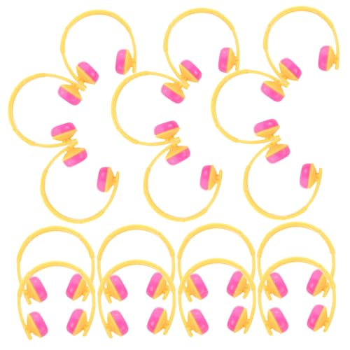 CIYODO 20 Stück Little Gelbe Entenkopfhörerzubehör Bindestrich Hängend Miniatur Für Mini-Enten Sicht Form Puppe Klein Figur Mini- -Headset-Modelle Mini House Decor Plastik CIYODO 20 Stück Little Gelbe Entenkopfhörerzubehör Bindestrich Hängend Miniatur Für Mini-Enten Sicht Form Puppe Klein Figur Mini- -Headset-Modelle Mini House Decor Plastik von CIYODO