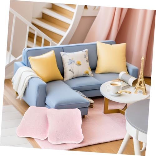 CIYODO 20 Stück Maßstab Weiche Rosa Miniatur Kissen für Puppenhaus Möbel Flexible Mini Couch Deko Realistische Miniatur Polster für Kleine Sofa Accessoires CIYODO 20 Stück Maßstab Weiche Rosa Miniatur Kissen für Puppenhaus Möbel Flexible Mini Couch Deko Realistische Miniatur Polster für Kleine Sofa Accessoires von CIYODO