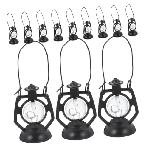CIYODO 20 Stück Mini-Laternen Für Puppenhäuser – Miniatur-öllampen, Dekorative Kerzenlaternen, Winzige Feengartenlampen, Modellornamente Für Tischdekorationen, Zubehör CIYODO 20 Stück Mini-Laternen Für Puppenhäuser – Miniatur-öllampen, Dekorative Kerzenlaternen, Winzige Feengartenlampen, Modellornamente Für Tischdekorationen, Zubehör von CIYODO