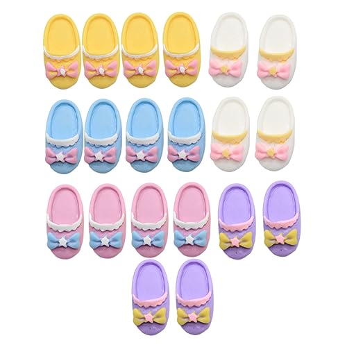 CIYODO 20 Stück Mini Slipper Dekoration Zubehör Cartoon Mikrolandschaft Accessoire für DIY Miniaturmodell und Puppenhaus Zufällige Farben für Kreative Projekte und Foto CIYODO 20 Stück Mini Slipper Dekoration Zubehör Cartoon Mikrolandschaft Accessoire für DIY Miniaturmodell und Puppenhaus Zufällige Farben für Kreative Projekte und Foto von CIYODO