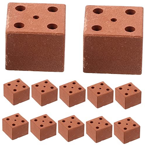 CIYODO 20pcs Miniatur Ziegel Ton Miniatur Garten Ziegel Dekorative Spielzeug Für Kinder Gebäude Sets von CIYODO