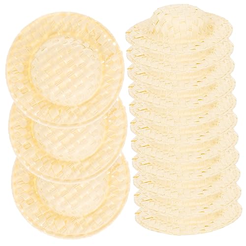 CIYODO 20 Stück Miniaturisierte Bastelhüte für Puppen Teiliges aus Gewebtem Papier für DIY Dekoration und Fotorequisiten Puppenhäuser und Bastelprojekte CIYODO 20 Stück Miniaturisierte Bastelhüte für Puppen Teiliges aus Gewebtem Papier für DIY Dekoration und Fotorequisiten Puppenhäuser und Bastelprojekte von CIYODO