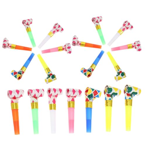 CIYODO 20 Stück Partygebläse Krachmacher Partyzubehör Geburtstag Die Streich Erwachsene lustig Blowouts Krachmacher Blowout Party Gefälligkeiten Partykrachmacher Krachmacher-Blowouts PVC von CIYODO