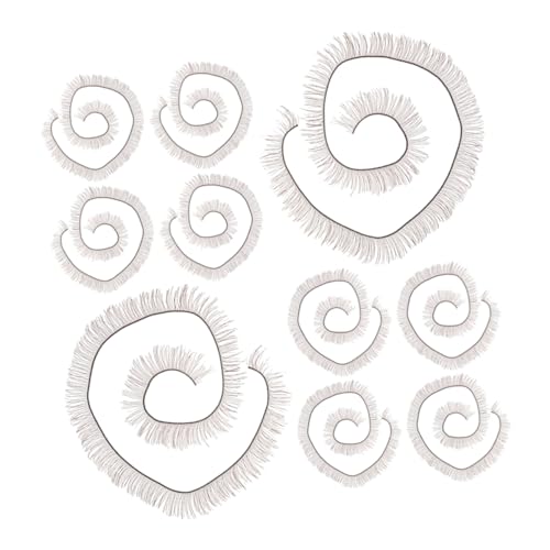 CIYODO 20 Stück Puppe Falsche Wimpern Fälschung Streifen Gefälscht Auge Wimpern Mit Kleber Wimpern Dünn Braune Falsche Wimpern Dekorative Wimpern Für Zu Hause Light Brown Nylon von CIYODO