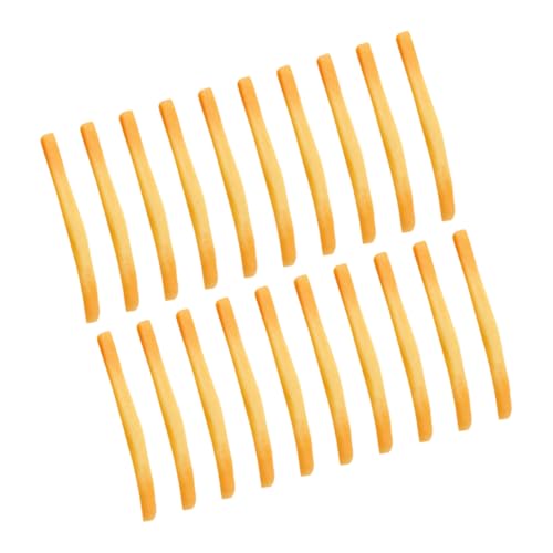 CIYODO 20 Stück Realistische Künstliche Frites Modell Dekorationsartikel für Partys Rollenspiele und Küchen Simulation Material Vielseitig Einsetzbar CIYODO 20 Stück Realistische Künstliche Frites Modell Dekorationsartikel für Partys Rollenspiele und Küchen Simulation Material Vielseitig Einsetzbar von CIYODO
