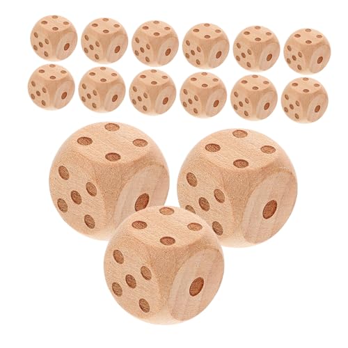 CIYODO 20 Stück Teiliges Holz Würfelset mit Abgerundeten Ecken Vielseitig Einsetzbar für Brettspiele Partyspiele und DIY Projekte Langlebige Unbemalte Würfel für Sicheres CIYODO 20 Stück Teiliges Holz Würfelset mit Abgerundeten Ecken Vielseitig Einsetzbar für Brettspiele Partyspiele und DIY Projekte Langlebige Unbemalte Würfel für Sicheres von CIYODO