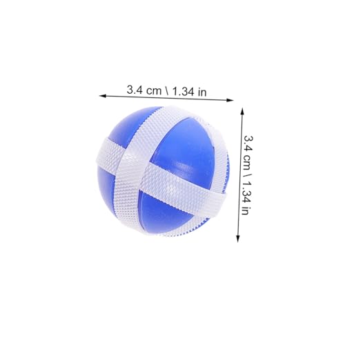 CIYODO 20 Stück Teiliges Klettball Sichere Bunte Haftbälle in Rot Gelb Blau Grün Wurfspiel Zubehör für Indoor und Outdoor Gartenspiele Fördert Hand Auge koordination und Feinmotorik von CIYODO