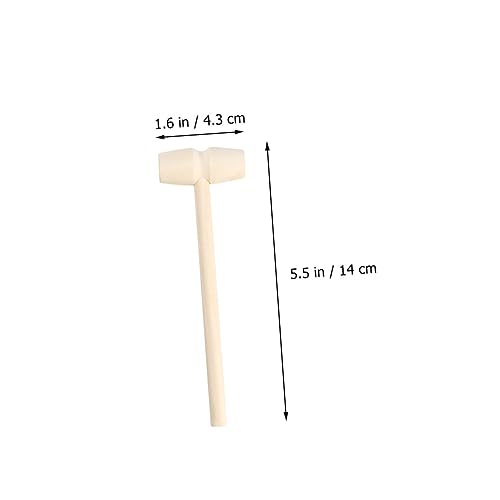 CIYODO 20 Stück Teiliges Mini Holzhammer Lernspielzeug Holzklopfer Beat Toy für Jungen Mädchen Hand Auge Koordination und Geschicklichkeit von CIYODO