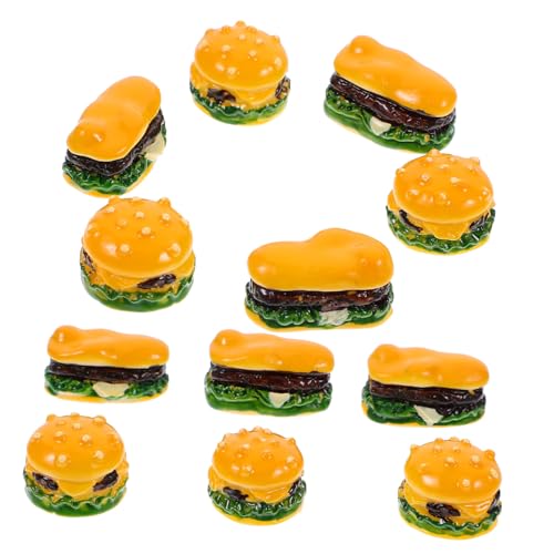 CIYODO 20 Stück Teiliges Miniatur Hamburger Modell aus Resin Realistisch und Farbintensiv Geeignet als Puppenhaus Zubehör Foto Requisite und Dekoration für Mini Food CIYODO 20 Stück Teiliges Miniatur Hamburger Modell aus Resin Realistisch und Farbintensiv Geeignet als Puppenhaus Zubehör Foto Requisite und Dekoration für Mini Food von CIYODO