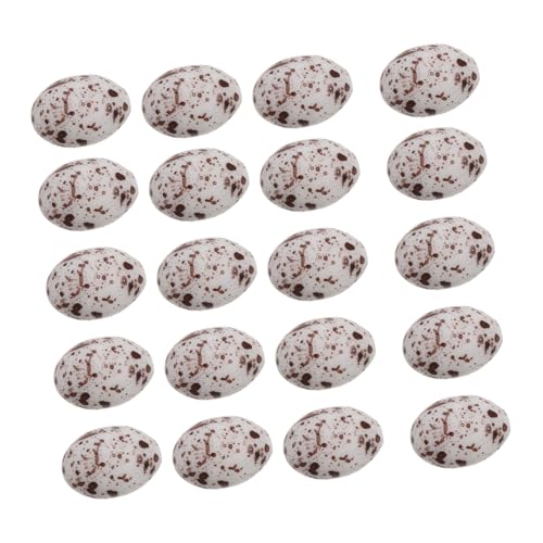 CIYODO 20 Stück Wachtelei Imitationen Winzige Figuren Miniaturen Wachtelei Miniaturfiguren Wachtelei Skulptur Wachtelei Anhänger Wachtelei Tischdekoration Mikro Requisiten CIYODO 20 Stück Wachtelei Imitationen Winzige Figuren Miniaturen Wachtelei Miniaturfiguren Wachtelei Skulptur Wachtelei Anhänger Wachtelei Tischdekoration Mikro Requisiten von CIYODO
