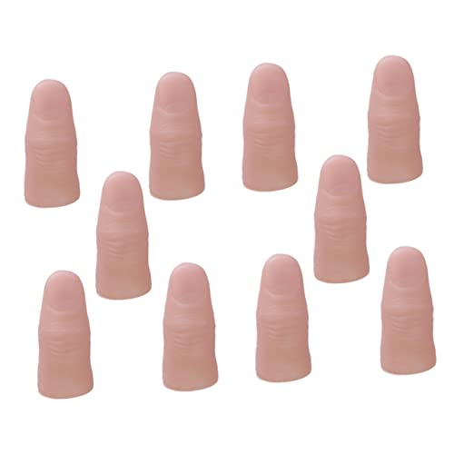 CIYODO Fingerabdeckungs-Spielzeug Simulationsfinger 20 Stück Jungen Und Mädchen Künstliche Finger Mit Nägeln Für Bühnenauftrittsspielzeug von CIYODO