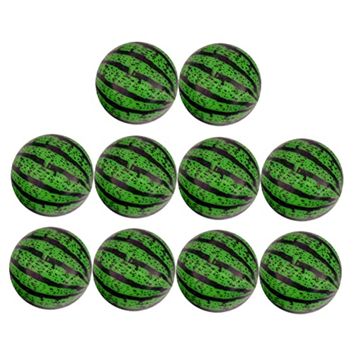 CIYODO 20 Stücke Hüpfball Kinderspielzeug Bounce Ball Springenden Ball Wassermelone Schwimmbad Wassermelone Kunststoff Grün CIYODO 20 Stücke Hüpfball Kinderspielzeug Bounce Ball Springenden Ball Wassermelone Schwimmbad Wassermelone Kunststoff Grün von CIYODO