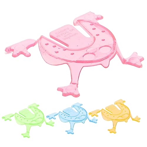 CIYODO 200 Stück Froschspielzeug hüpfen lustige Hüpfspielzeuge lustige hüpfende Froschspielzeuge Ostereierfüller Frosch Musikspielzeug springende Partygeschenke Plastik Zufällige Farbe von CIYODO
