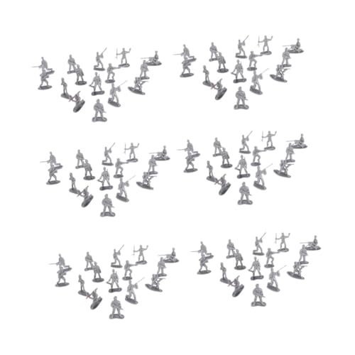 CIYODO 200 Stück Militärmodellspielzeug Soldatenmodellspielzeug Soldatenspielzeug Kunststoff-Soldaten-Spielset Soldatenformen militärisches Mini-Modell Plastik Zufällige Farbe von CIYODO