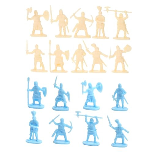 CIYODO 200 Stück Soldaten Teilig Mittelalterliche Soldatenfiguren aus Kunststoff Dekorative Modelle für Sammler für Kreative Spielstunden und Vielseitige Dekoration von CIYODO