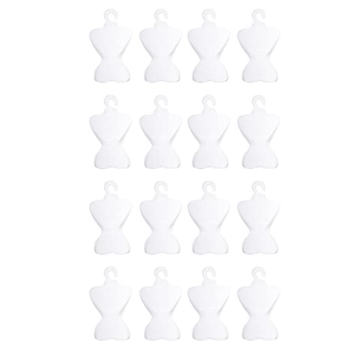 CIYODO 200pcs Transparente Puppenkleiderbügel Büstenmodellkleid Für Puppenanzeige CIYODO 200pcs Transparente Puppenkleiderbügel Büstenmodellkleid Für Puppenanzeige von CIYODO