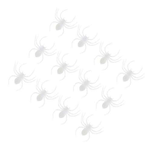 CIYODO 20st Trickspielzeug Realistische Spinnen Im Dunkeln Leuchten Party Halloween-Requisiten Künstliches Spinnenspielzeug Action Figur Dekoration Spinne Lernfigur Schmücken Leuchtend von CIYODO