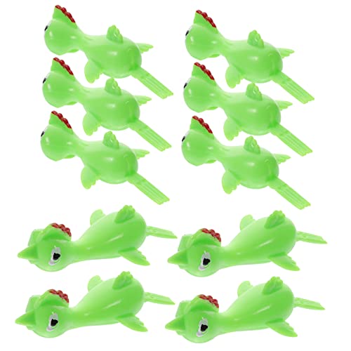 CIYODO 20St Katapult-Küken- hühner Klebriges Fingerspielzeug Cartoon-Huhn- Kinderversorgung Kinderspielzeug fliegendes Vinyl Green CIYODO 20St Katapult-Küken- hühner Klebriges Fingerspielzeug Cartoon-Huhn- Kinderversorgung Kinderspielzeug fliegendes Vinyl Green von CIYODO