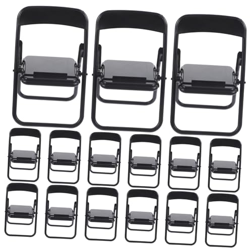 CIYODO 20St Klappstuhl Puppenstubenstühle handeln Stuhlmodell Stand Figuren bürodeko büro Dekoration praktisch Schreibtischständer für Smartphones Telefonständer Plastik Black CIYODO 20St Klappstuhl Puppenstubenstühle handeln Stuhlmodell Stand Figuren bürodeko büro Dekoration praktisch Schreibtischständer für Smartphones Telefonständer Plastik Black von CIYODO